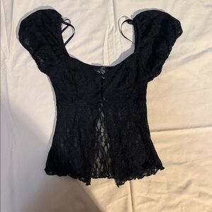 Windsor Midnight Lace Blouse